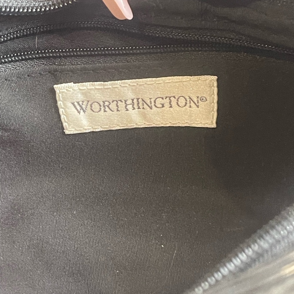 Worthington Black Patent Mini Crossbody Bag - Picture 7 of 8
